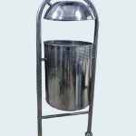 Outdoor Dustbin Stainless Steel for Garden