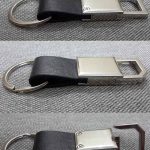Key Chain Leather Steel KCHLS403