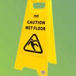 wet floor caution sign
