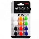 Deli Magnets 15mm 12Pcs E7823