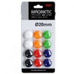 Deli Magnets 20mm 12Pcs E7824