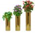 flower-planters-golden-vase
