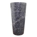 VASE Fiberglass Textured Dark Grey