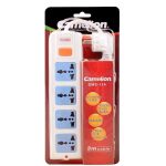 Camelion CMS-114, 4 Sockets, 3m Cable,  High Quality Power Extension