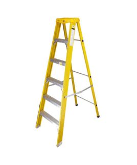 6 step folding ladder, fiberglass electric ladder
