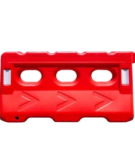 road barriers pvc red