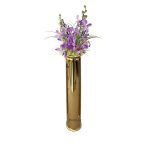 golden floor vase slim