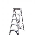 5 step aluminum ladder