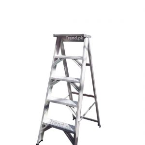 5 step aluminum ladder