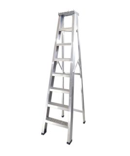 8 steps aluminium folding ladder