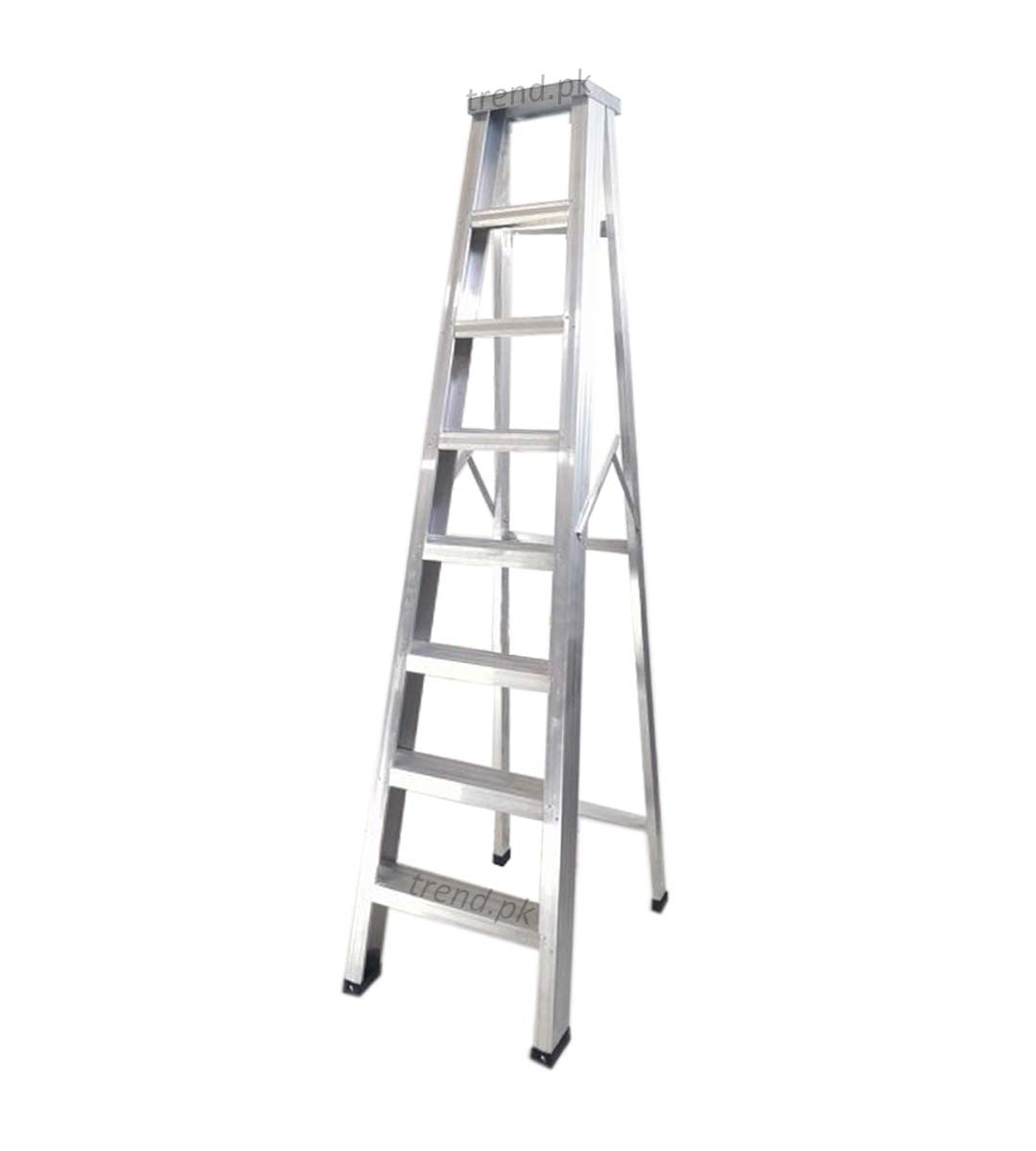 8 steps aluminium folding ladder